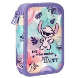 Penar cu 2 compartimente echipat, Coolpack, Disney Stitch, Pastel