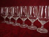 SET / SERVICIU 6 PAHARE APA /BERE DIN CRISTAL ROSENTHAL CLASSIC ROSE