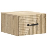 vidaXL Dulap de noapte suspendat Stejar Sonoma 34,5 x 33 x 20 cm 898599