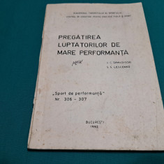 PREGĂTIREA LUPTĂTORILOR DE MARE PERFORMANȚĂ /V.C. DAHNOVSCHI /1990 / UZ INTERN *