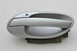 M&acirc;ner exterior ușă st&acirc;nga față BMW Seria 7 E65 E66 E67 2004, compatibil VW Passat B5, cromat, inox
