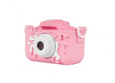 Aparat foto digital pentru copii, roz, 10.5 cm, MalPlay 110873
