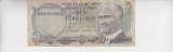 B11 15 - Bancnota foarte veche - Turcia - 5 lire