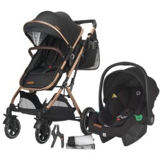 Carucior Ultracompact 3 in 1 Coccolle Ravello Negru Negru