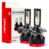 Set becuri auto LED AMiO H4/H19 CANBUS 6000K, 3100 lm, 50W