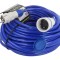 Prelungitor alimentare KEL 3x2,5mm2 40m 16A PUR albastru cu 1 priză