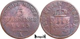 1863 A, 3 Pfenninge - Wilhelm I - Regatul Prusiei, Europa