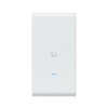 Ubiquiti U6-Mesh WiFi 6, 2.4/5GHz, 2400 Mbps, PoE, Alb, Antena Interna, IPX6, Mimo, Montare perete/stalp