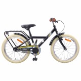vidaXL Bicicletă pentru Copii 18 Inci pentru 5-7 ani Negru 42009486