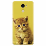 Husa silicon pentru Huawei Enjoy 7 Plus, Baby Kitten