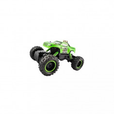 Masina de jucarie Rock Crawler King, cu telecomanda, 4X4, Gonga® Verde