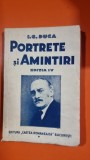PORTRETE SI AMINTIRI-I. G. DUCA