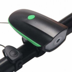 Lanterna Bicicleta Led 250 Lumeni, Claxon 140 dB, Incarcare USB,1200 mAH foto