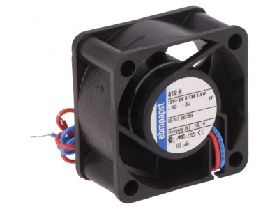 Ventilator axial 12V DC 40x40x20mm 13,5m3/h 29dBA foto