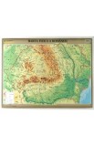 Harta fizica a Romaniei
