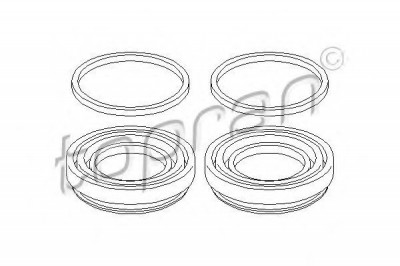 Set reparatie, etrier VW CADDY II Combi (9K9B) (1995 - 2004) TOPRAN 103 627 foto