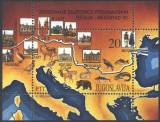 Iugoslavia 1991 - Conferința tarilor dunărene, fauna, animale, colita neuzata