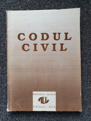 CODUL CIVIL 1992 - Birsan, Stoica, Baias foto