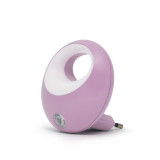 Lampa de veghe Phenom, 1 W, LED, senzor lumina, Violet