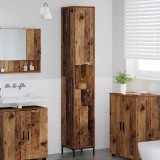 vidaXL Dulap de baie &icirc;nalt Lemn vechi 31.5 x 33 x 190 cm Lemn compozit