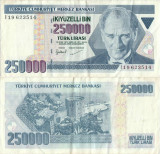 1998 , 250,000 turkish lira ( P-211 ) - Turcia