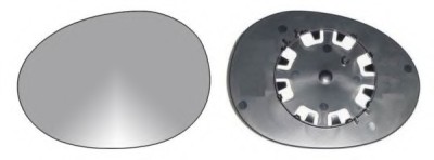 Geam oglinda Citroen C1 (Pm/Pn), 09.2005-08.2014, Peugeot 107 (P), 09.2005-08.2014, Toyota Aygo (Ab1), 09.2005-12.2014, Dreapta, Crom, Fara incalzire foto