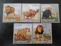 Sao Tome si Principe -Fauna ,lei-serie completa ,MNH foto