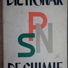 Grigore Balanescu - Dictionar de chimie (editia 1964)
