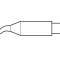 V&Atilde;&cent;rf conic 0,6mm longlife pentru sta&Aring;&pound;ie de lipit