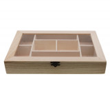 Cutie din lemn pentru depozitare cu compartimente 30cm x 20cm, Stonemania Bijou