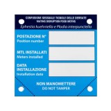 Twist-tie Indicator Istoric Aplicare Cablu Feromon 7x7 cm