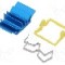 Radiator extrudat, aluminiu, 17mm x 17mm, albastru, Advanced Thermal Solutions - ATS-X50170B-C1-R0