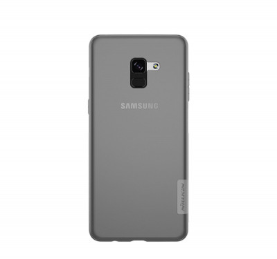 Husa Telefon Nillkin, Samsung Galaxy A8+ (2018), A730F, Nature TPU Case, Grey foto