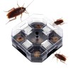 Capcana cu momeala pentru gandaci, 4 puncte de intrare, 13.5 x 13.5 x cm, plastic rezistent