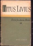 bnk ant Titus Livius - De la fundarea Romei ( vol III)