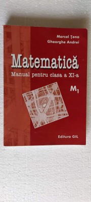 MATEMATICA CLASA A XI A M1 - MARCEL TENA , GHEORGHE ANDREI , EDITURA GIL foto