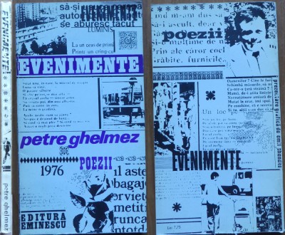 Petre Ghelmez , Evenimente , Poezii , 1976 , editia 1 cu autograf foto