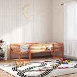 VidaXL Cadru de pat pentru copii maro ceruit 80x200 cm lemn masiv pin