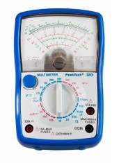 Multimetru analogic, PEAKTECH, PKT-P3201, 100mV-0.5kV, 5mA-10A