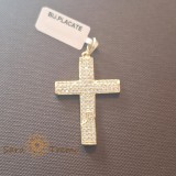 Cumpara ieftin Cruciulita placata cu aur Crucea Bucuriei