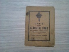 CARTE despre SFARSITUL LUMII sau Vorbirea Sfantului IOAN TEOLOGUL cu Dumnezeu foto