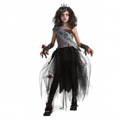 Costum gotic, Regina Balului, marimea L, 8-10 ani, 130 cm foto