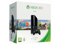 Consola Xbox 360 4GB + Joc Peggle 2 foto