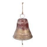 Cumpara ieftin Clopotel metal rosu auriu vintage &Oslash; 52x56 cm