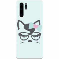 Husa silicon pentru Huawei P30 Pro, Angel Cat foto
