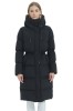 Geaca Dama Lunga Kymaxx Luoana Neagra, Gluga Ajustabila, Buzunare Fermoar, Poliester