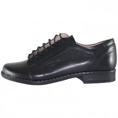 Pantofi casual dama piele naturala - Nicolis negru - Marimea 35