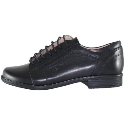 Pantofi casual dama piele naturala - Nicolis negru - Marimea 37 foto