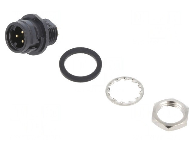 Conector Circular HR30 Push-Pull Soclu 3 PIN Aurit