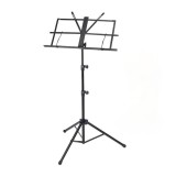 Cumpara ieftin Stativ pentru partituri, pliabil, utilizare pe podea masa, reglabil, fier ABS, 46-112 cm, negru